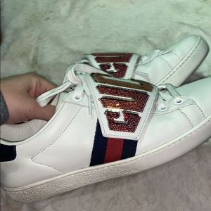 Gucci Ace Sneakers with Sequin Patch